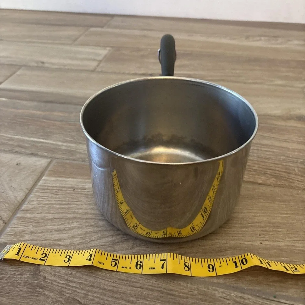 Vintage Aluminum Clad Stainless Steel Reverware 1.5 Quart Saucepan- No‎ Lid